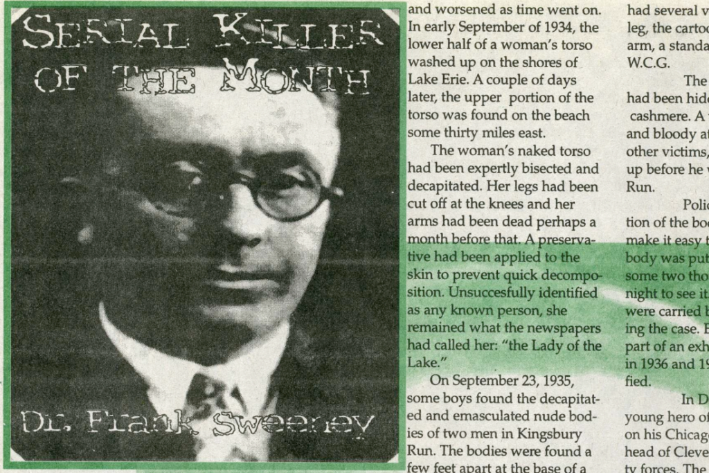 Serial Killer of the Month: Frank Sweeney